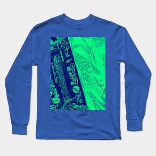 Two Green Street Art NYC Graffiti Tags Long Sleeve T-Shirt